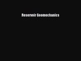 [PDF Download] Reservoir Geomechanics [PDF] Full Ebook