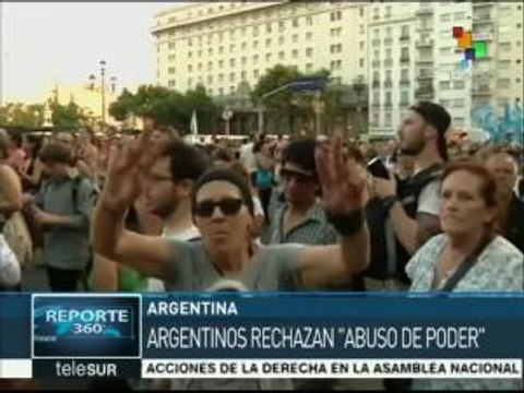 Argentinos rechazan que Mauricio Macri gobierne por medio de decretos