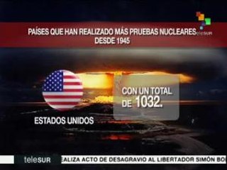EE.UU. es el país que más pruebas de bombas nucleares ha hecho