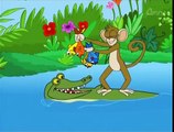 The Monkey And The Crocodile - Grandma Stories - Hindi Animated Stories For Kids , Animated cinema and cartoon movies HD Online free video Subtitles and dubbed Watch 2016