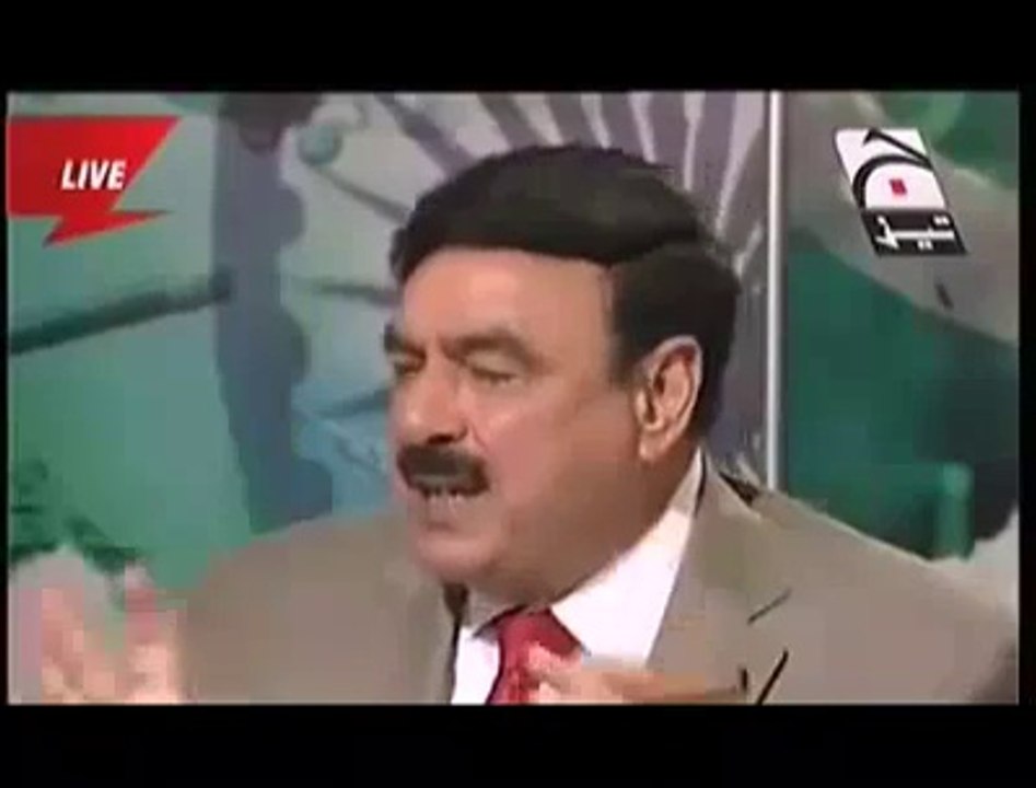 Angry Sheikh Rasheed Ahmed Fights With Coward Indians & Maks Them Run From Ahmed Qureshi Show