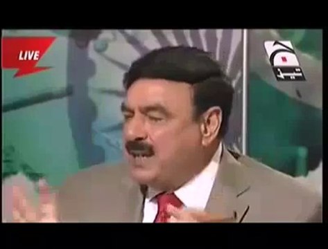 Angry Sheikh Rasheed Ahmed Fights With Coward Indians & Maks Them Run From Ahmed Qureshi Show