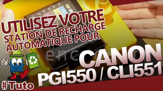 Apprenez à utiliser notre kit de recharge pratique pour Canon CLI-551 / PGI-550