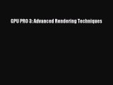 GPU PRO 3: Advanced Rendering Techniques Read GPU PRO 3: Advanced Rendering Techniques# Ebook