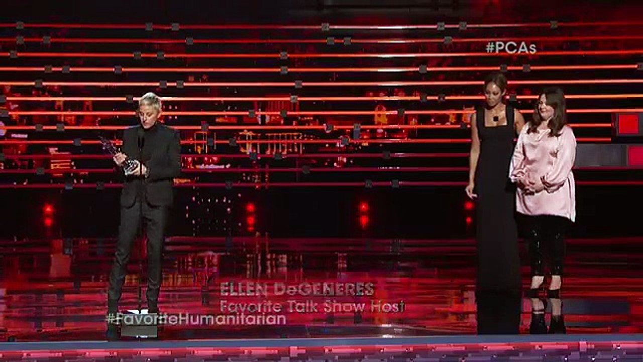 The People's Choice for Favorite Humanitarian - Ellen DeGeneres