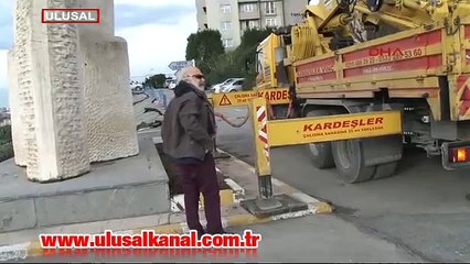 Erdoğan'ın hedef aldığı sanatçı Mehmet Aksoy'un "toprak ana" heykeli de kaldırıldı