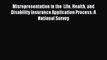[PDF Download] Misrepresentation in the  Life Health and Disability Insurance Application Process: