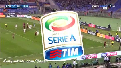All Goals - AS Roma 1-1 AC Milan  - 09-01-2016