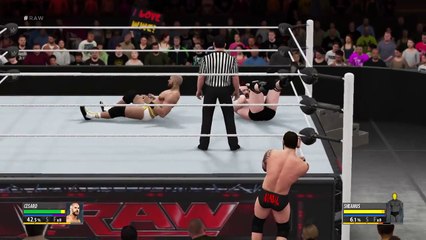 Cesaro vs. Sheamus CNZ World Heavyweight Championship Tournament Match: Raw CNZ 2K16 simul