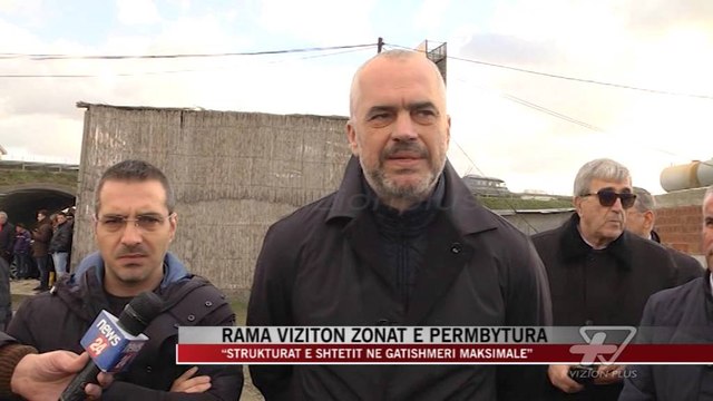Rama viziton zonat e përmbytura - News, Lajme - Vizion Plus