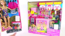 Barbie Sorveteria De Massinha e Play Doh. Olaf Frozen Vende Sorvetes. Bonecas Brinquedos T