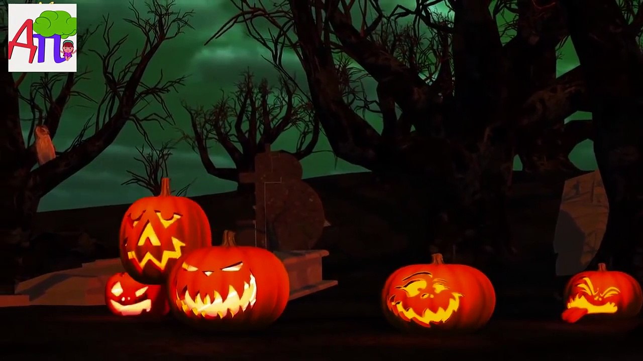 Семья пальчиков тыквы 3D | Хеллоуин | Halloween...