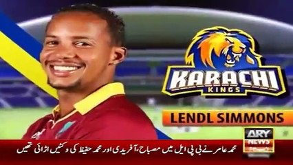 Ary News Headlines 21 December 2015 , PSL Karachi Kings Players Names and Team Updates