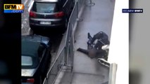 Homme abattu dans le 18e: les images d'un démineur en action