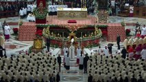 Pope Francis celebrates Christmas Eve Mass