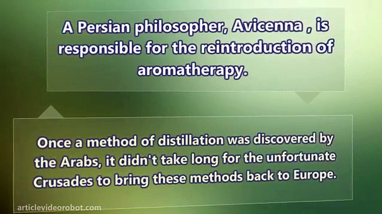 Aromatherapy - Ancient Holistic Healing