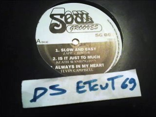 KEATH WASHINGTON -IS IT JUST TO MUCH(RIP ETCUT)SOUL GROOVES REC 80's
