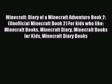 Minecraft: Diary of a Minecraft Adventure Book 2: (Unofficial Minecraft Book 2) For kids who