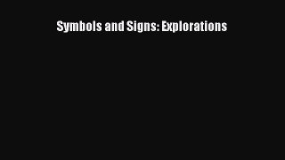 Symbols and Signs: Explorations [PDF Download] Symbols and Signs: Explorations# [Download]