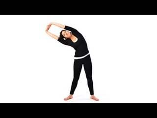 Kati Chakrasana - Half Waist Rotation Pose, Yoga Exercise for After Pregnancy - English