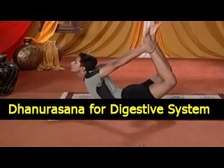 Dhanurasana - Yoga Exercises for Digestive System - English