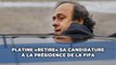 Michel Platini «retire» sa candidature à la présidence de la Fifa