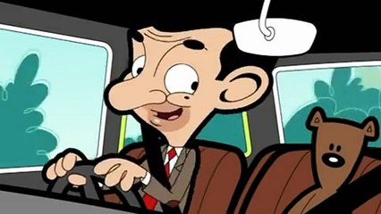 Mr Bean Teddy takes over driving