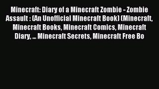 Minecraft: Diary of a Minecraft Zombie - Zombie Assault : (An Unofficial Minecraft Book) (Minecraft