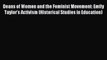 [PDF Download] Deans of Women and the Feminist Movement: Emily Taylor's Activism (Historical