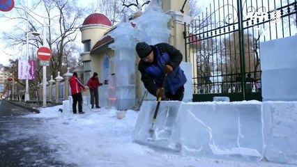 Frostig schön: Eis-Festival in Harbin