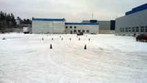 Урок экстремального вождения зимой от драйв клуба Карбон www.carbon.co.ua