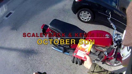 October sun - just a really nice day, riding Kevin around Valdahon