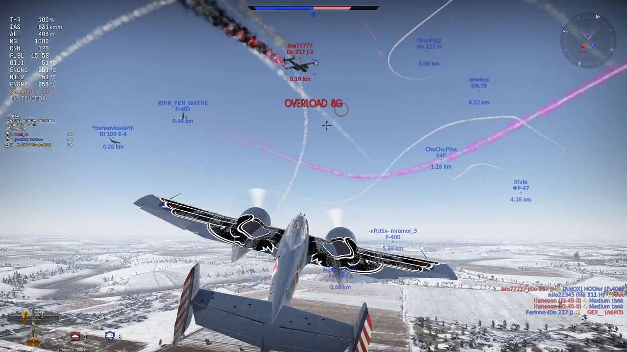 War Thunder Smoke Glitch