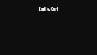 Emil & Karl [PDF Download] Emil & Karl# [Download] Full Ebook