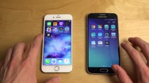 iPhone 6S vs. Samsung Galaxy S6 Android 5.1.1 - Speed Test!