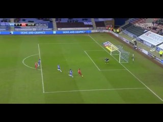 0-1 Dominic Samuel Goal England League One - 07.01.2016, Wigan Athletic 0-1 Gillingham