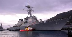 Amerikan Savaş Gemisi, Lojistik İhtiyaçlarını Gidermek İçin Aksaz Deniz Üssü'ne Geldi