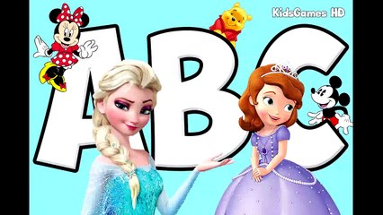 ABC Song for Kids - Disney Frozen Music & Learning Alphabet Song - Disney Baby Songs