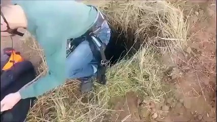 Ces jeunes ont trouvé un chien aveugle dans un trou et deviennent des héros !