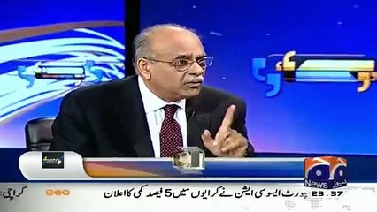 Najam Sethi Advices Rangers And Asif Zardari -