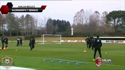 Milan training session 07-01-2016