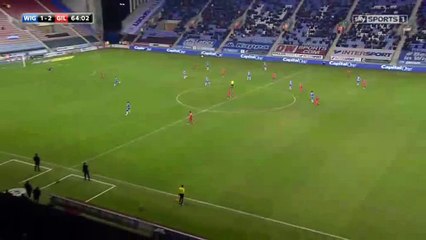 Will Grigg Goal HD - Wigan 1-2 Gillingham FC - 07-01-2016 League One