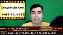 NBA Free Pick Houston Rockets vs. Utah Jazz Prediction Odds Preview 1-7-2016