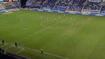 Will Grigg Goal - Wigan 1 - 2 Gillingham FC - 07/01/2016