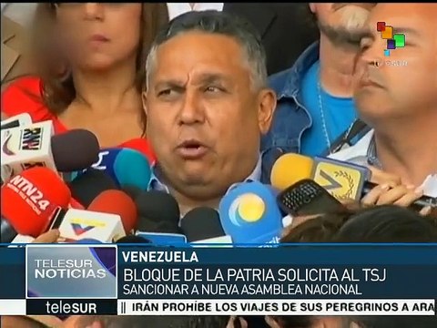 Venezuela: solicitan al TSJ sancionar a directiva del parlamento