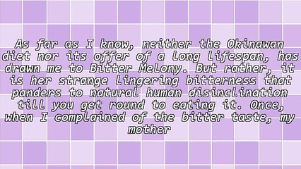 Anything But Bitter Health Benefits Of The Bitter Gourd
