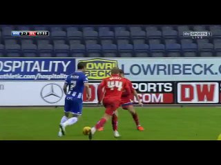2-2- Max Power Goal England  League One - 07.01.2016, Wigan Athletic 2-2 Gillingham