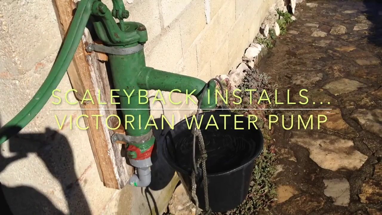 I installed a Victorian water pump