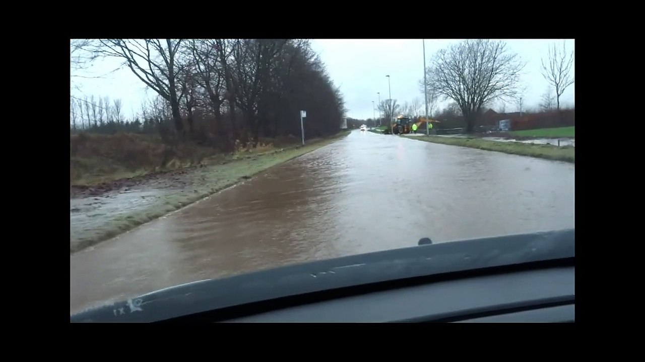 McDonalds Flood Outside Forfar