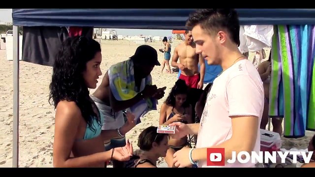 How To Kiss ANY Girl With Magic - Kissing Prank With Hot Bikini Girls - Picking Up Girls